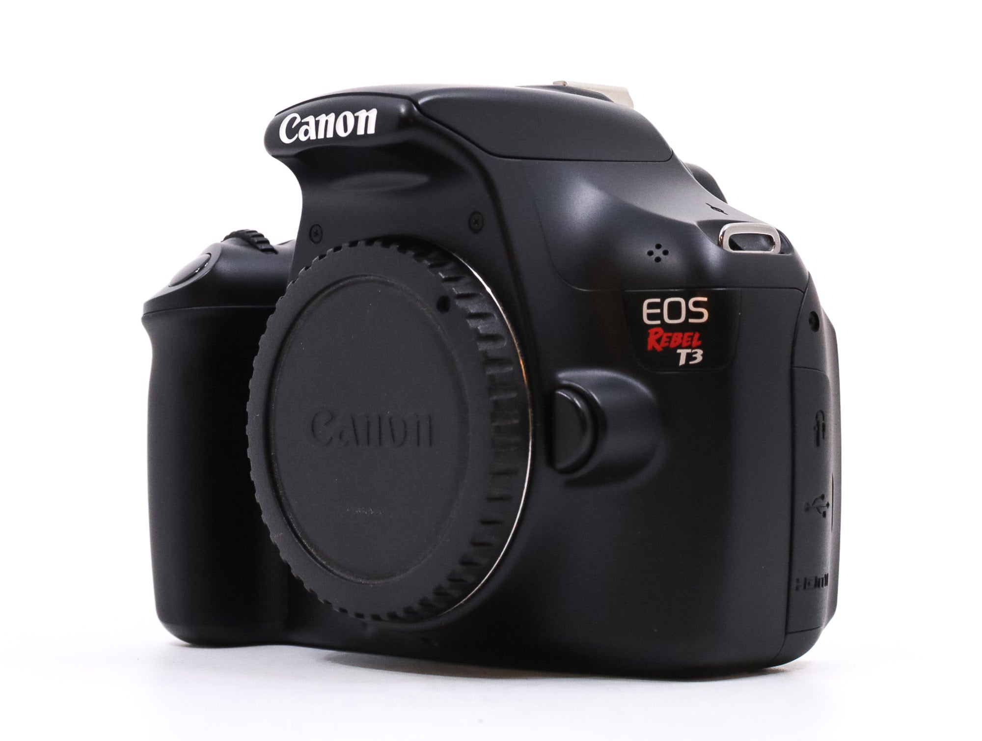 Canon EOS Rebel T3. We always photograph each unique item, so this is the exact product you'll receive. The Camera Cart